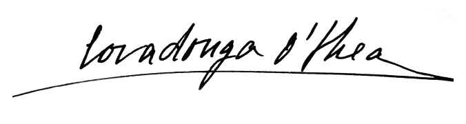 Firma Covadonga O'Shea